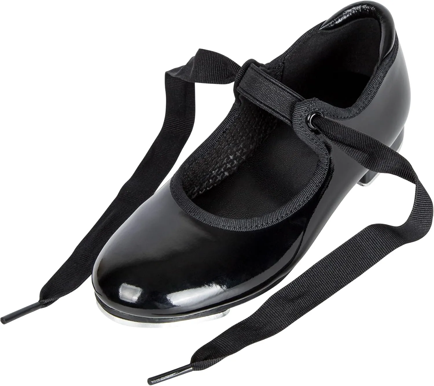 Linodes Economy Unisex-Child Lace Up Tap Shoe for Girls and Boys Tap Flat