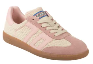 Luta Light Pink Raffia Sneaker