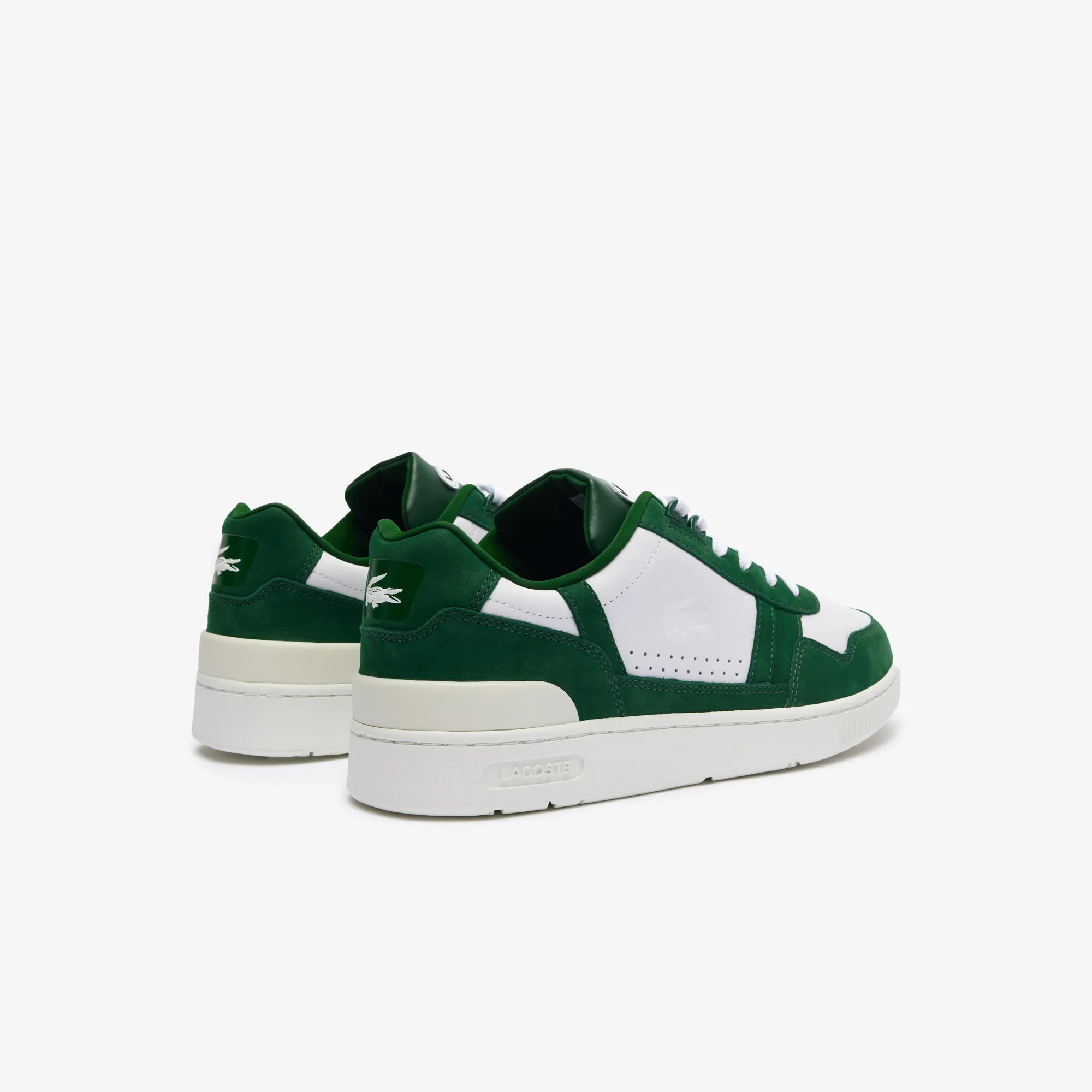 Men's T-Clip Contrasted Leather Trainers