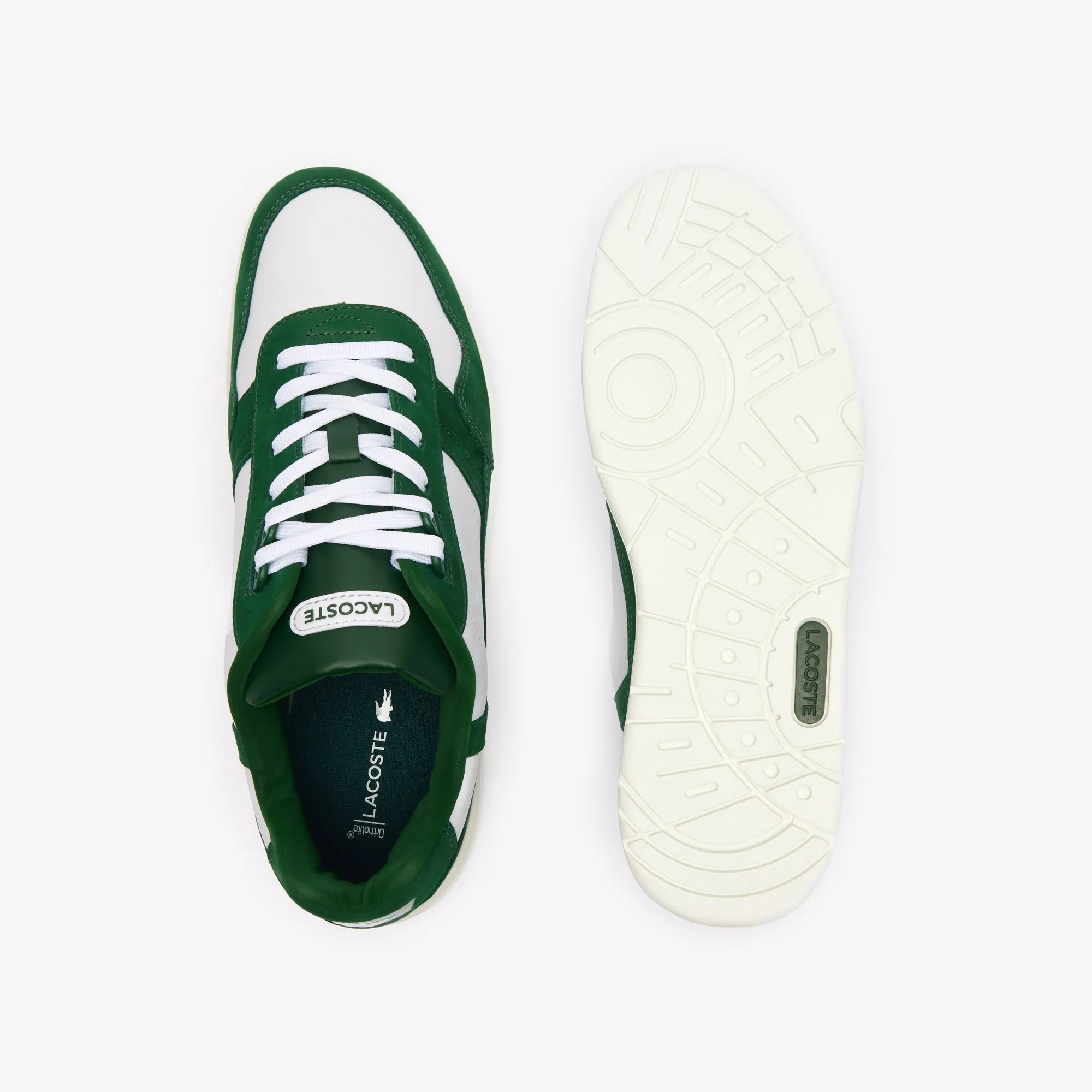 Men's T-Clip Contrasted Leather Trainers