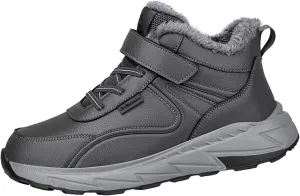 Mens Work Boots Wide Width Hiking Sneakers Shoes with Hook Loop Women's Working Shoes Slip On Waterproof Outdoor Shoes Lightweight Hike Grounded Footwear