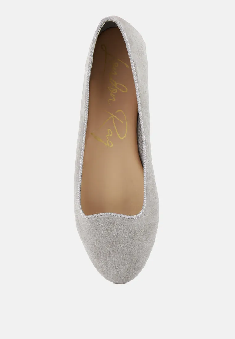 Microfiber Casual Ballerinas