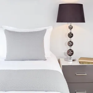 Mitre Essentials Quilted Waffle Runner Grey - HN850