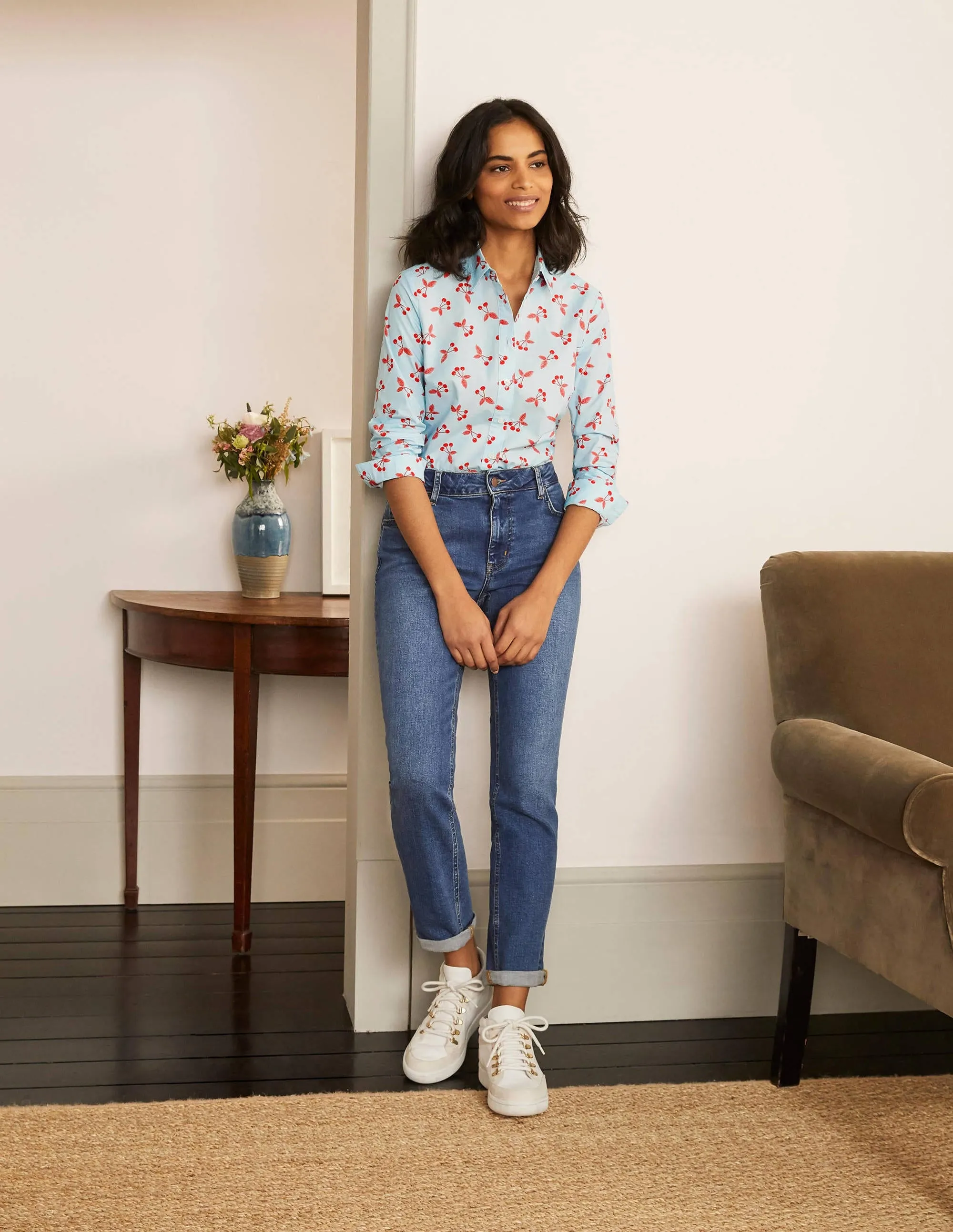 Modern Classic Shirt-Surf, Cherry Bunch