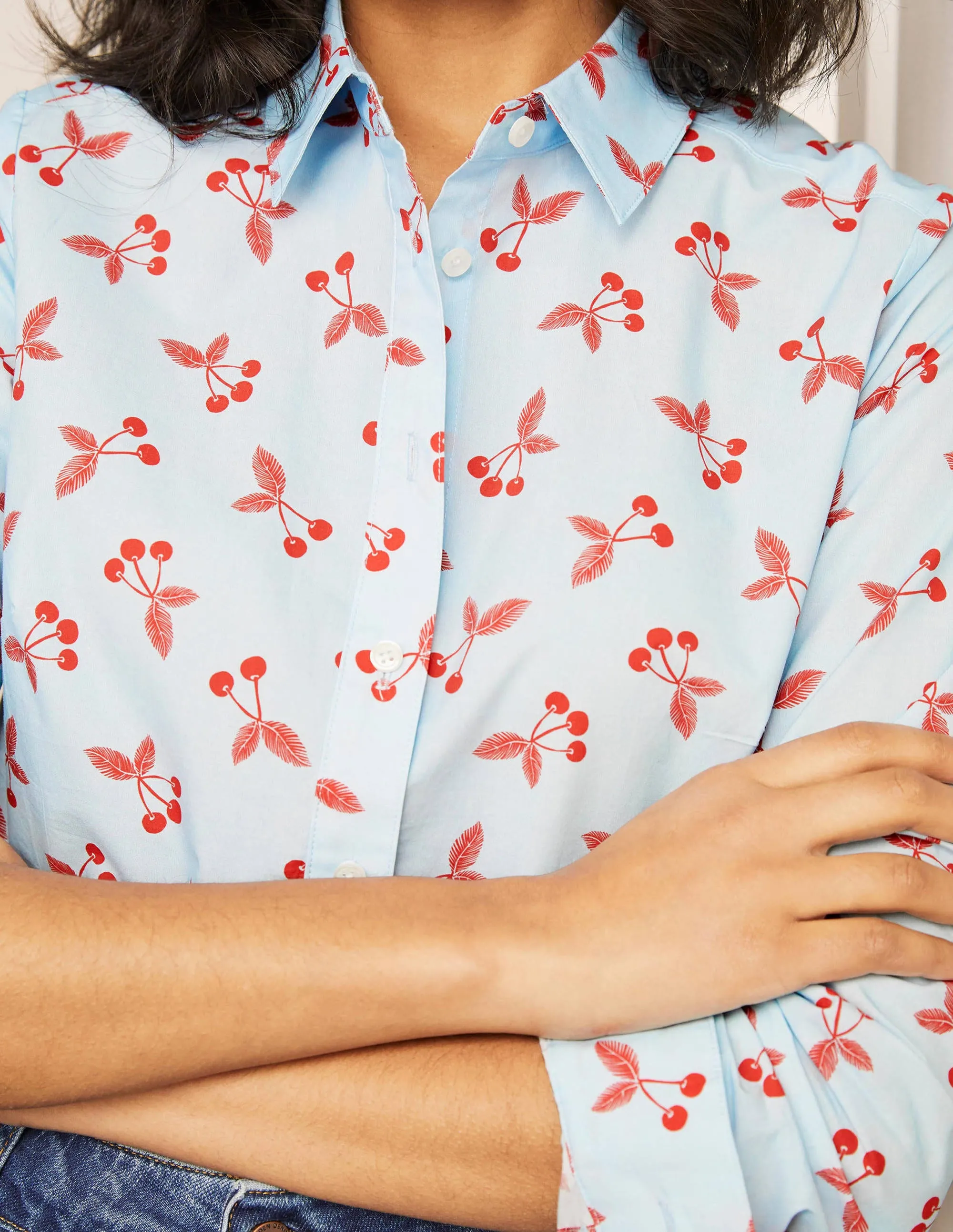 Modern Classic Shirt-Surf, Cherry Bunch