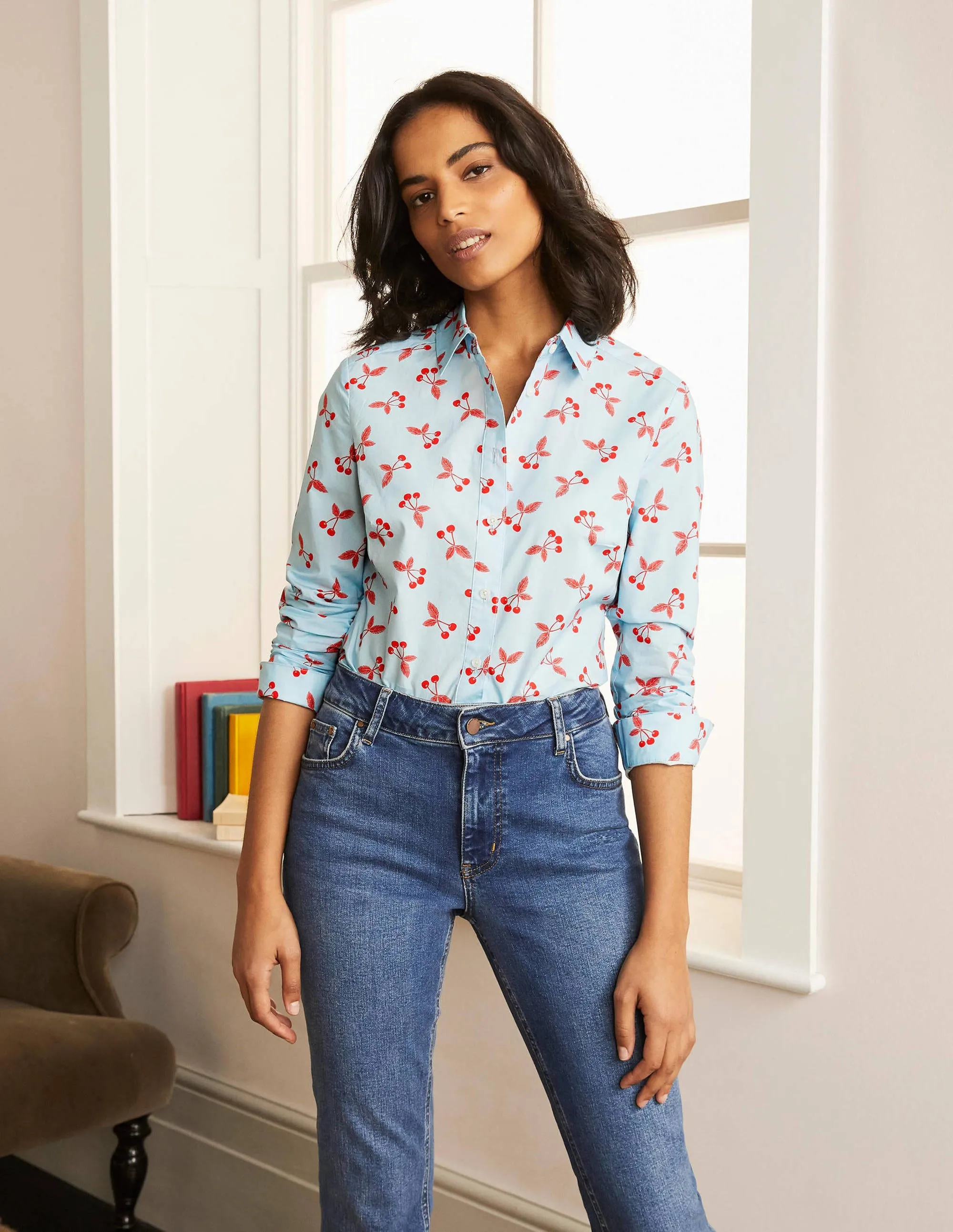 Modern Classic Shirt-Surf, Cherry Bunch
