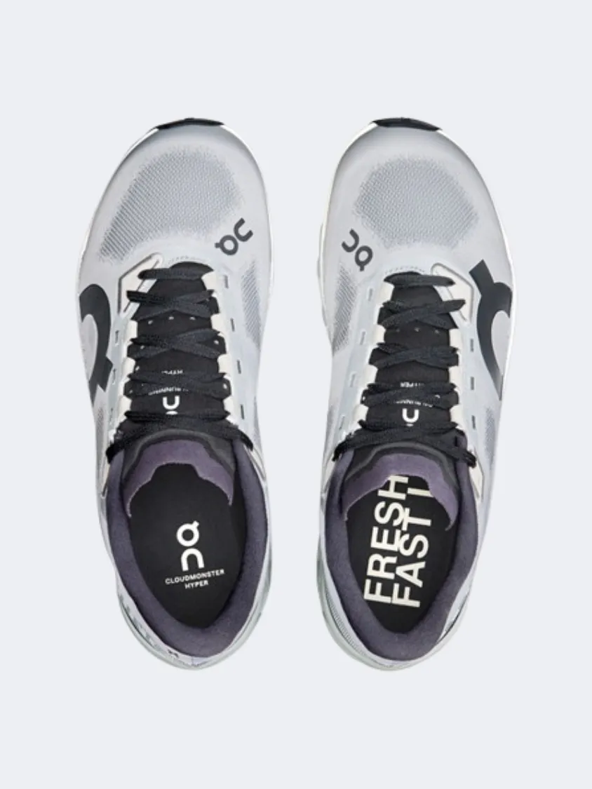 On Cloudmonster Hyper 1 Men Running Sneakers Glacier/Ivory