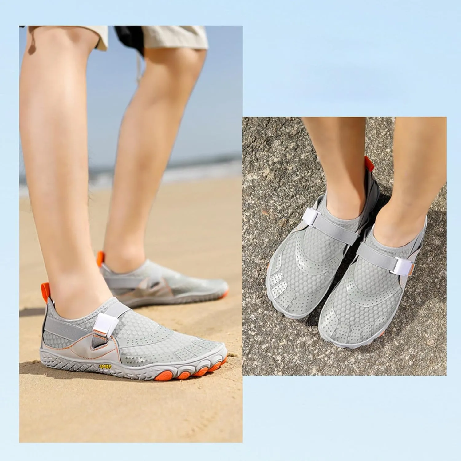 Outdoor Jogging Sneakers for Men Casual Sneaker Mesh Breathable Walking Shoe Arch Support Sports Shoes for Men