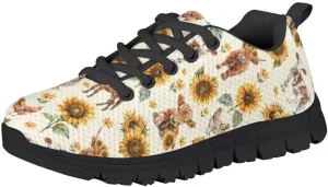 Pinupub Boys Girls Sports Shoes Breathable Non Slip Running Walking Tennis Fashion Sneakers for Kids