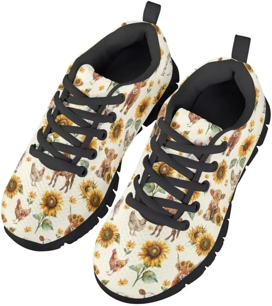 Pinupub Boys Girls Sports Shoes Breathable Non Slip Running Walking Tennis Fashion Sneakers for Kids