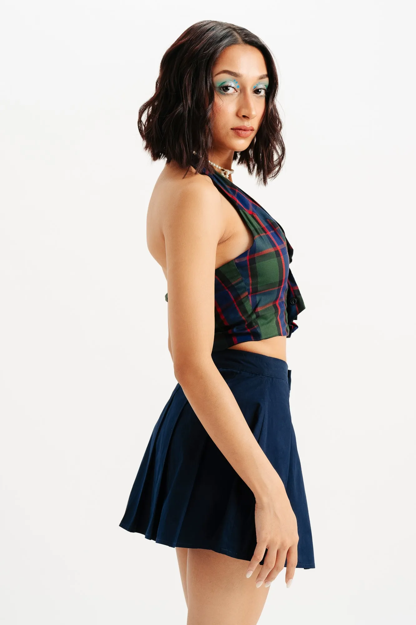 Red Plaid Vest