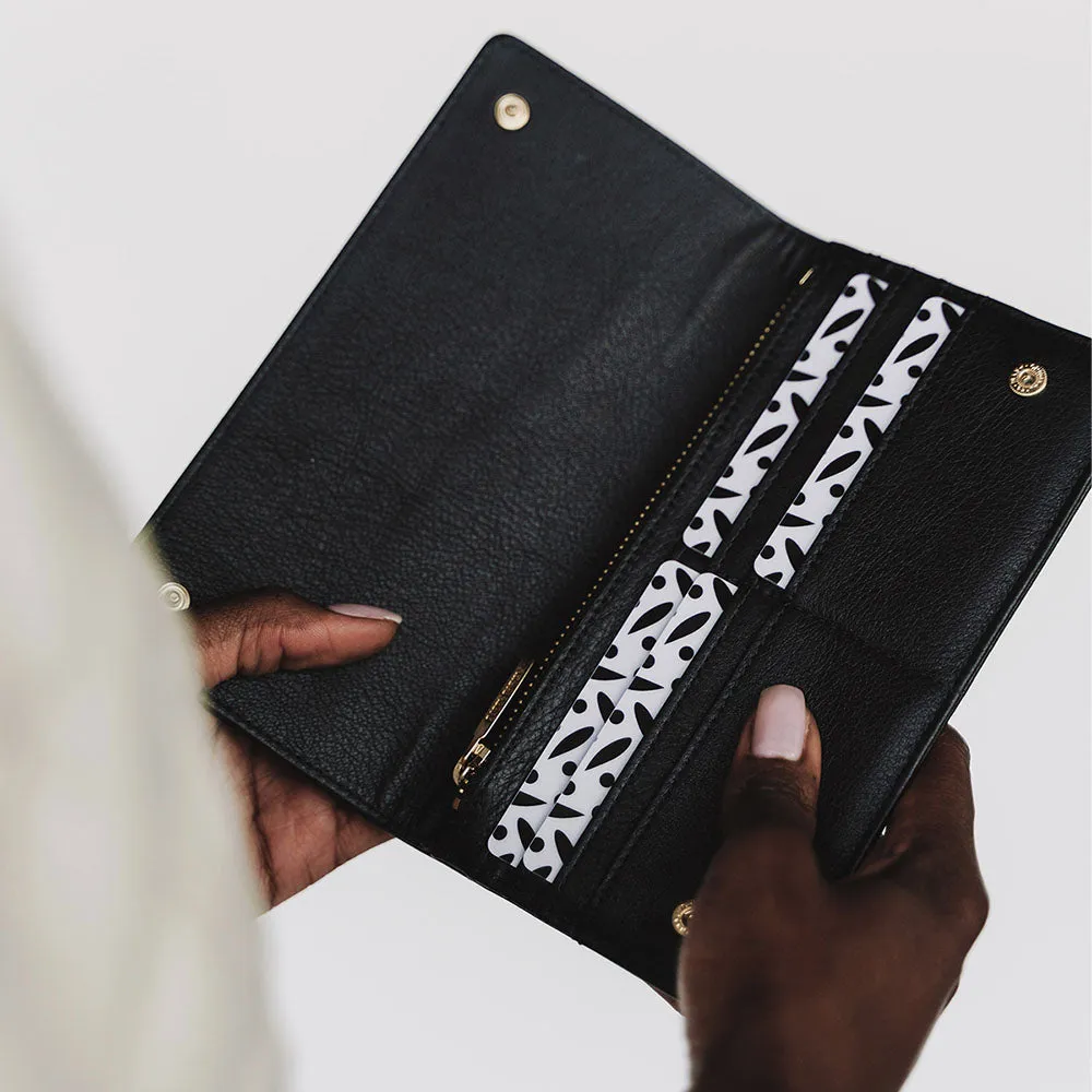 Refined Wallet  Black