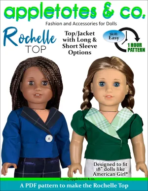 Rochelle Top 18 Inch Doll Sewing Pattern