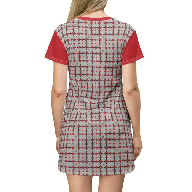 Rock that Red Shirt Dress with Bold Red Pattern