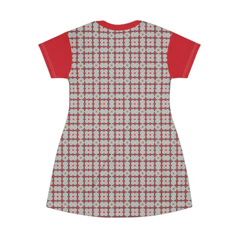 Rock that Red Shirt Dress with Bold Red Pattern