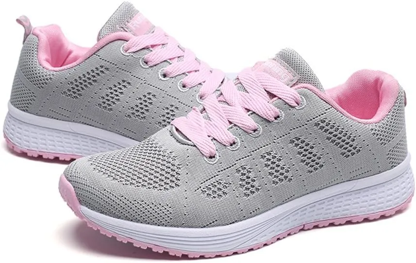 Running Shoes Lightweight Tennis Shoes Non Slip Gym Lace Up Mens Running Shoes Breathable Men's Casual Shoes Fashion Sneakers 2025 Platform Tennis Shoe Cross Trainer Shoe