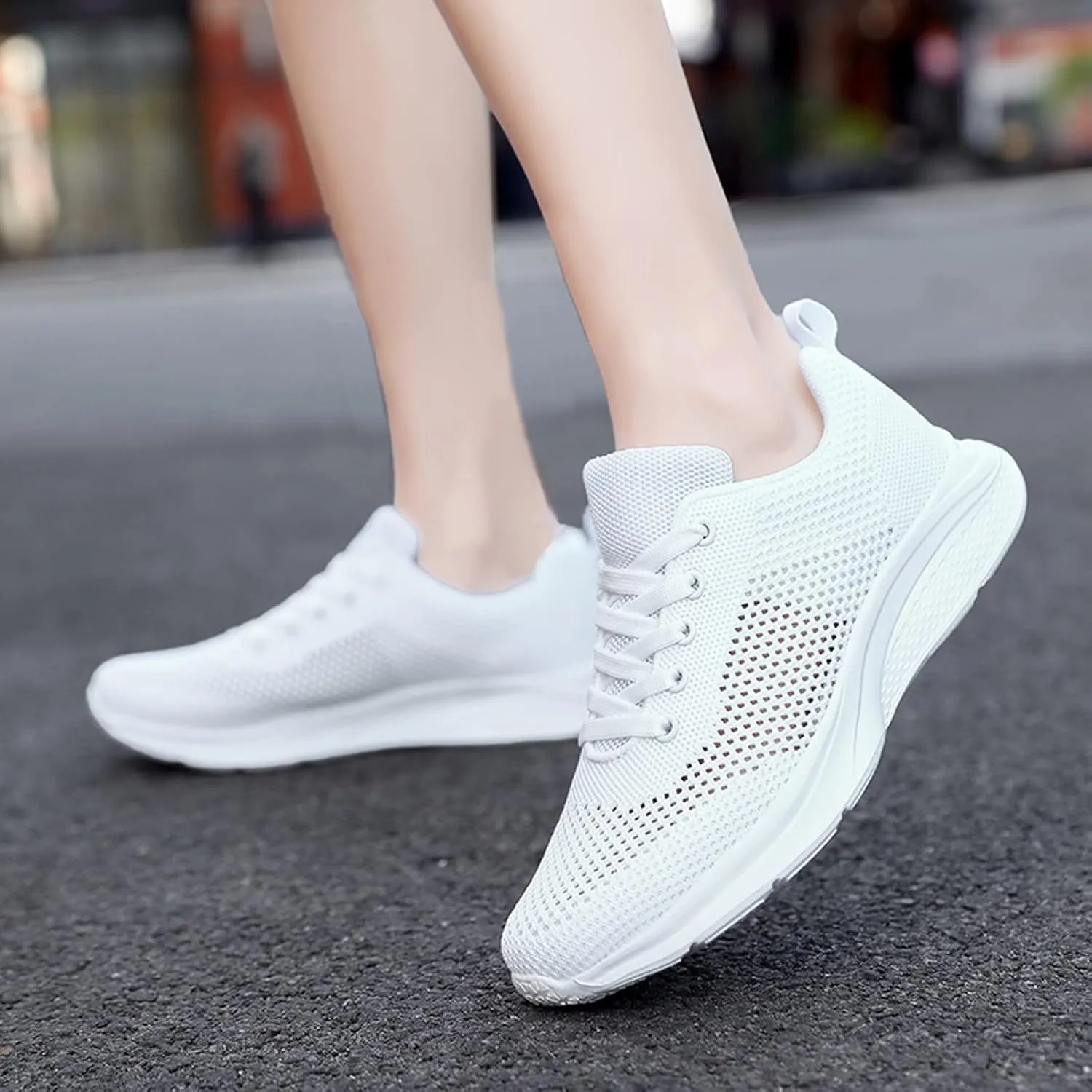 Running Shoes Lightweight Tennis Shoes Non Slip Gym Lace Up Mens Running Shoes Breathable Men's Casual Shoes Fashion Sneakers 2025 Platform Tennis Shoe Cross Trainer Shoe