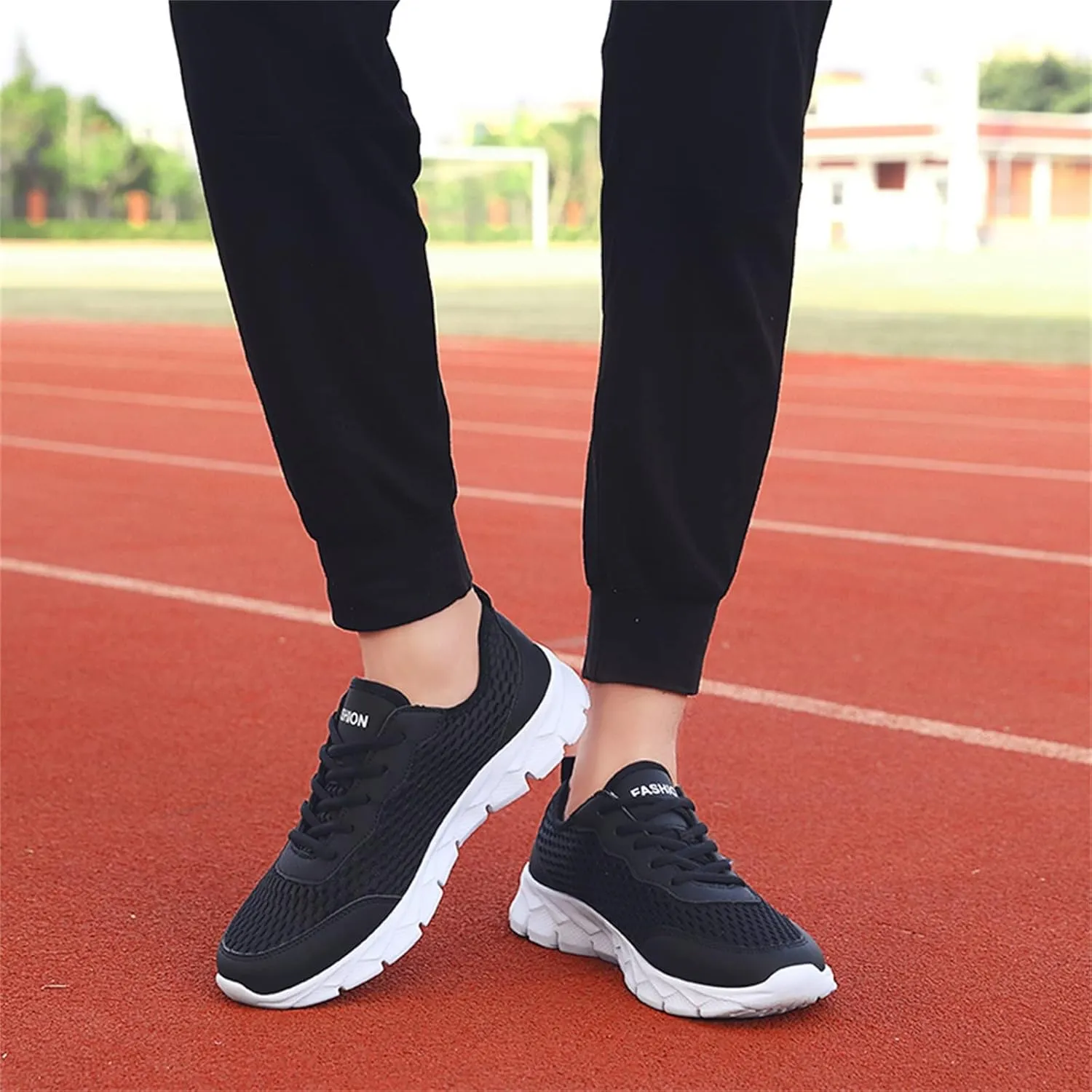 Running Shoes Lightweight Tennis Shoes Non Slip Gym Lace Up Walking Shoes Women Sport Brown Casual Shoes Walking Sneakers Tennis Shoe Trainers Shoe