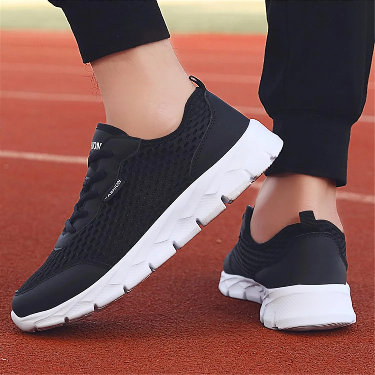 Running Shoes Lightweight Tennis Shoes Non Slip Gym Lace Up Walking Shoes Women Sport Brown Casual Shoes Walking Sneakers Tennis Shoe Trainers Shoe