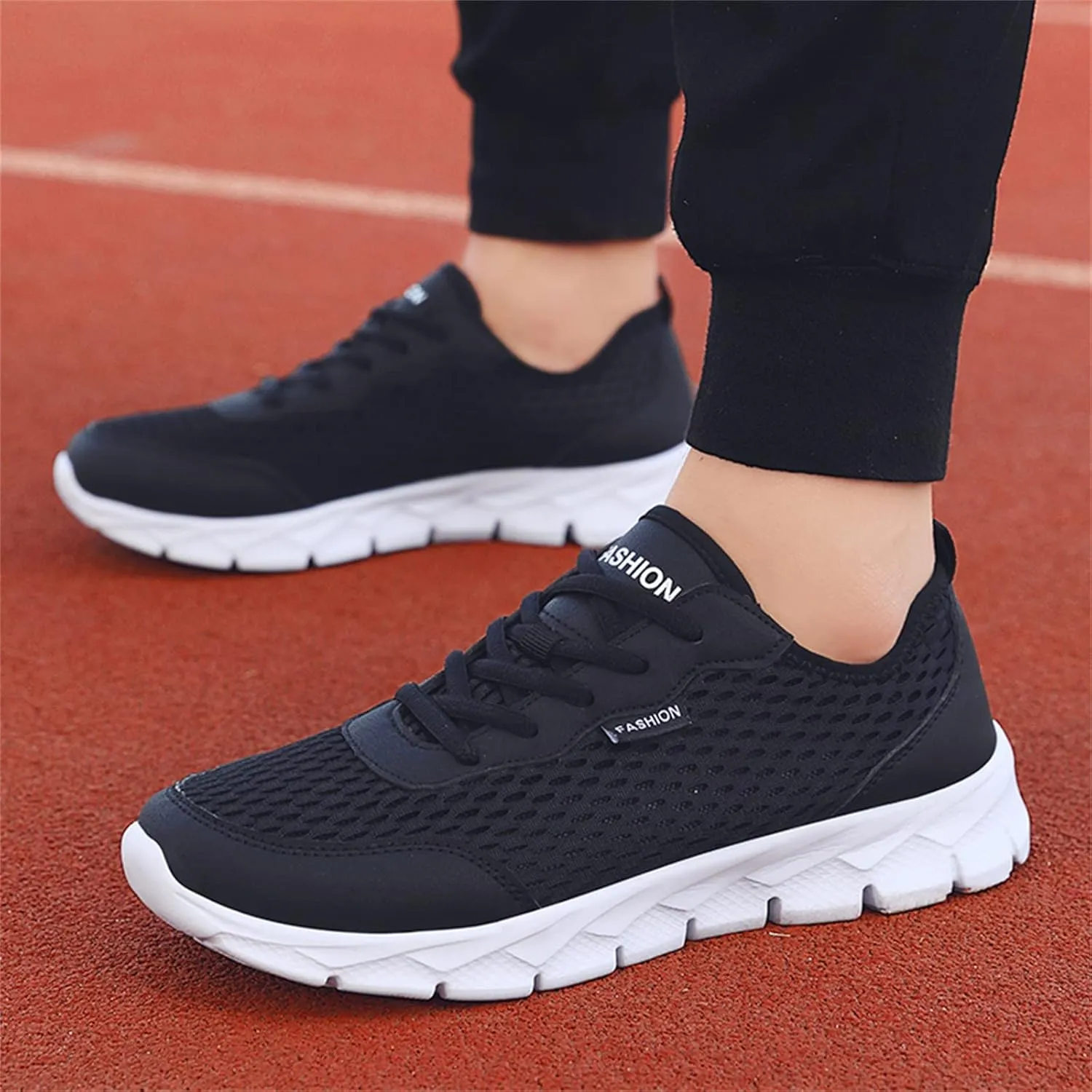 Running Shoes Lightweight Tennis Shoes Non Slip Gym Lace Up Walking Shoes Women Sport Brown Casual Shoes Walking Sneakers Tennis Shoe Trainers Shoe
