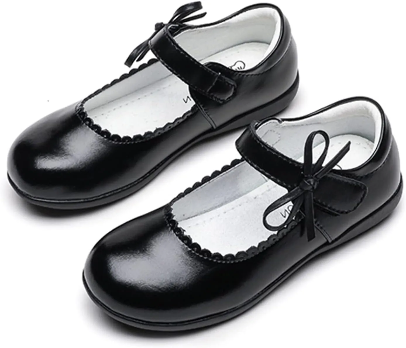 School Girls Fashion Loafers Student Single Shoes Children Performance Princess Dancing Buckle Shoes 7 Years