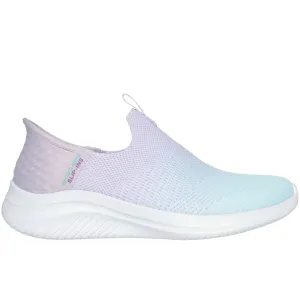 Skechers Womens Slip-ins Ultra Flex 3.0 Beauty Blend Trainers - Lavender