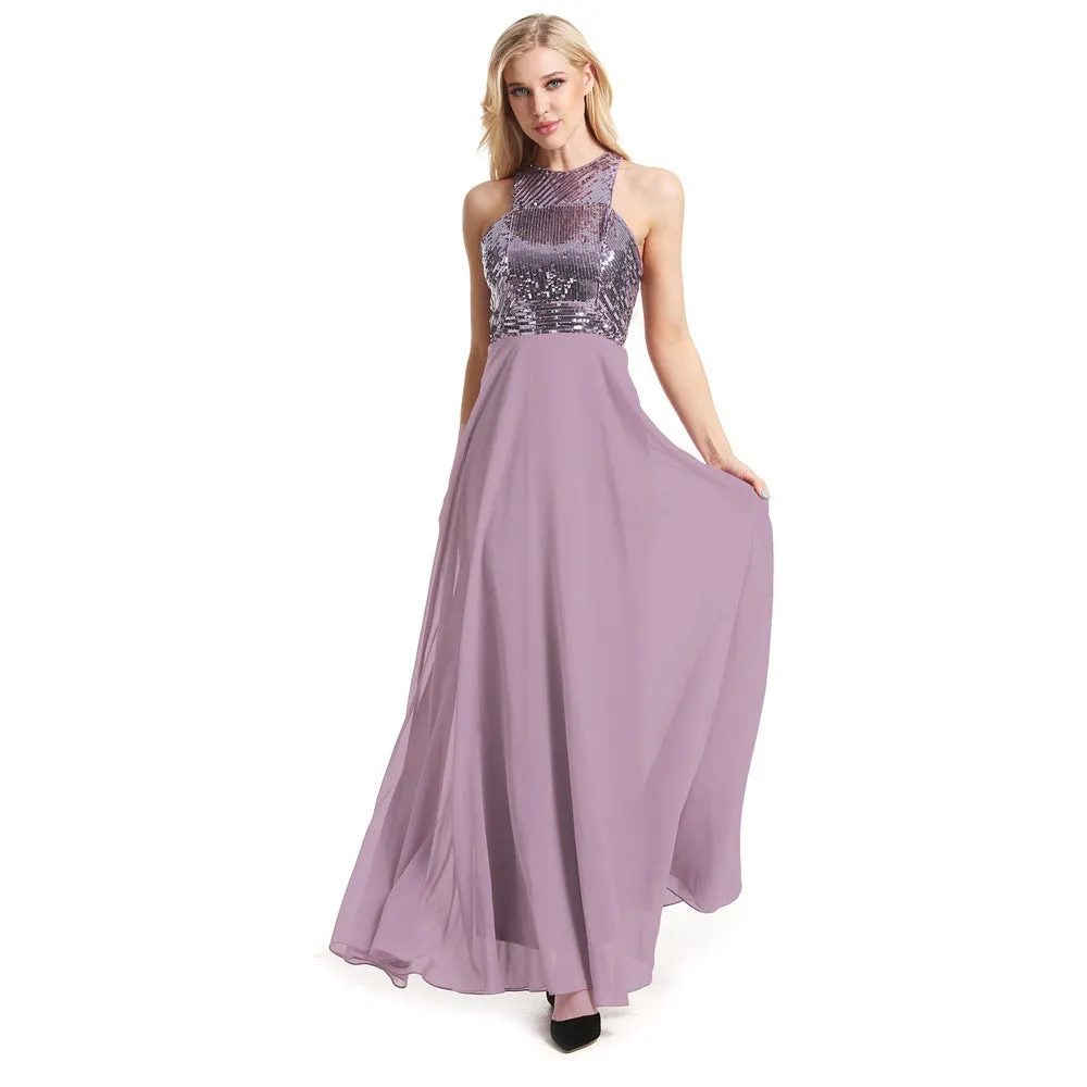 Slim Bridesmaid Wedding Women Evening Dress