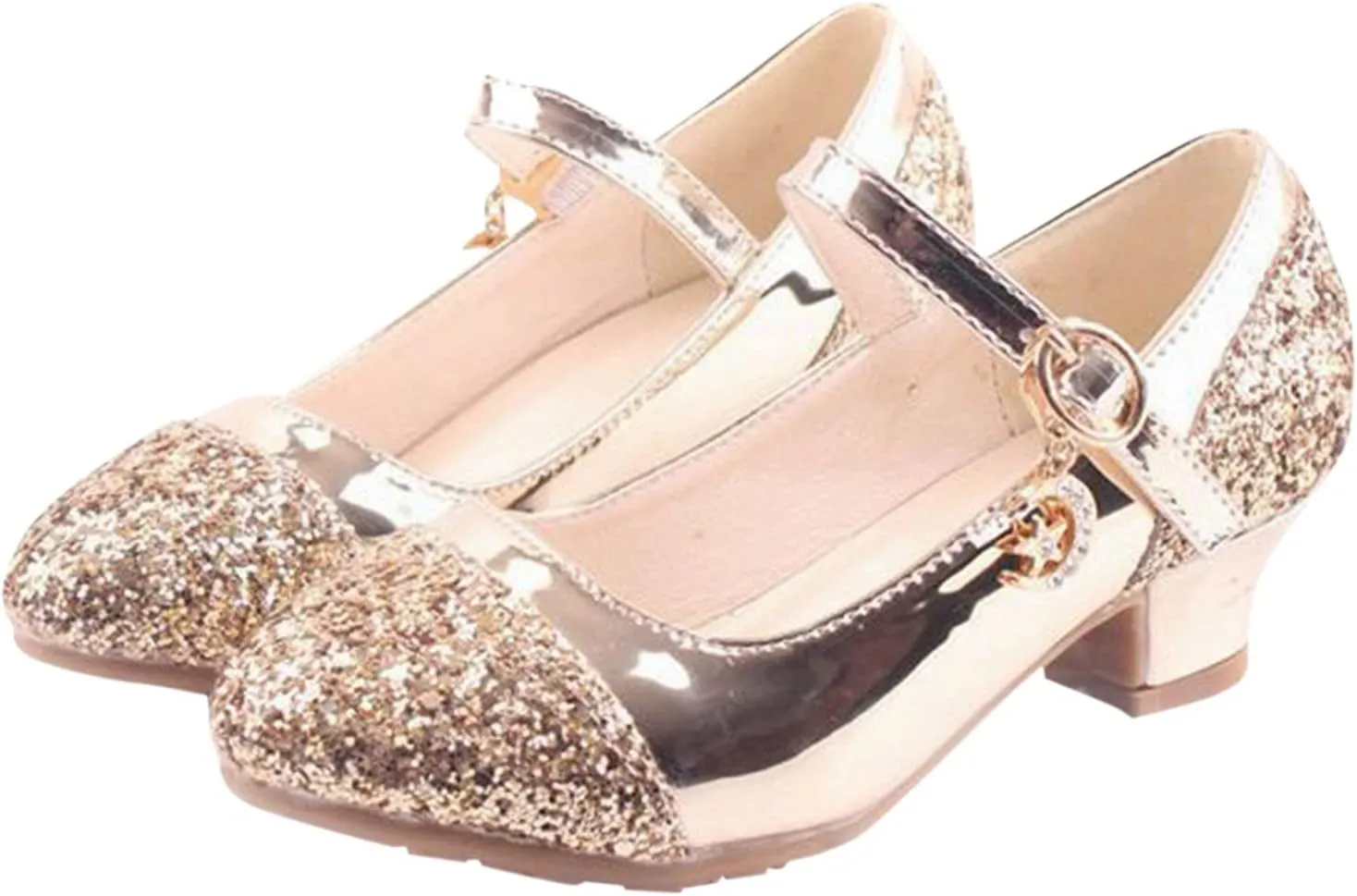 Sneaker Girls Size 12 Children Shoes High Heels Girls Princess Single Shoes Dress Shoes Performance Shoes Shoes Toddler