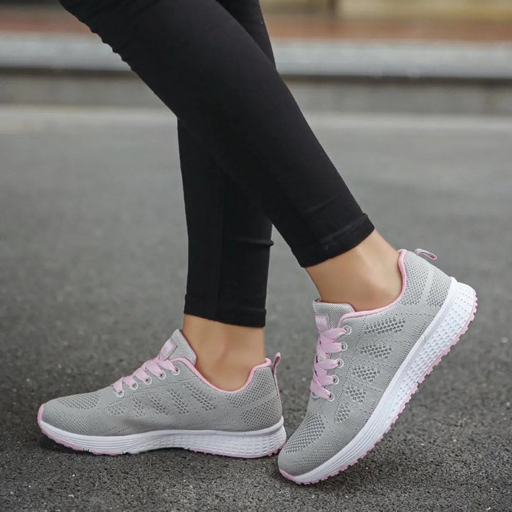 Sneakers for Women Walking Shoes Casual Lace Up Running Shoes for Women Slip On Men Casual Shoes Platform Sneakers Brown Tennis Shoe Cross Trainer Shoe