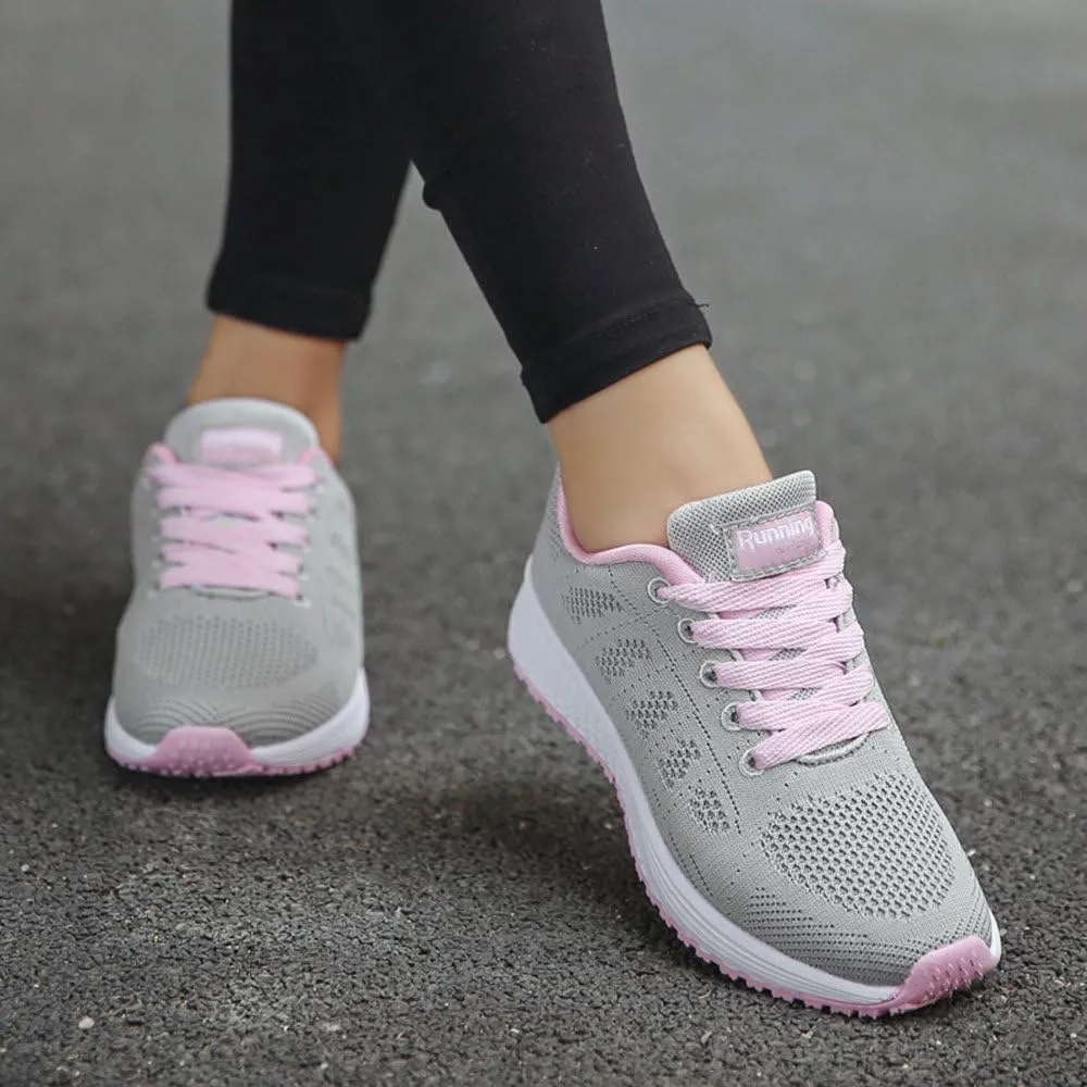 Sneakers for Women Walking Shoes Casual Lace Up Running Shoes for Women Slip On Men Casual Shoes Platform Sneakers Brown Tennis Shoe Cross Trainer Shoe