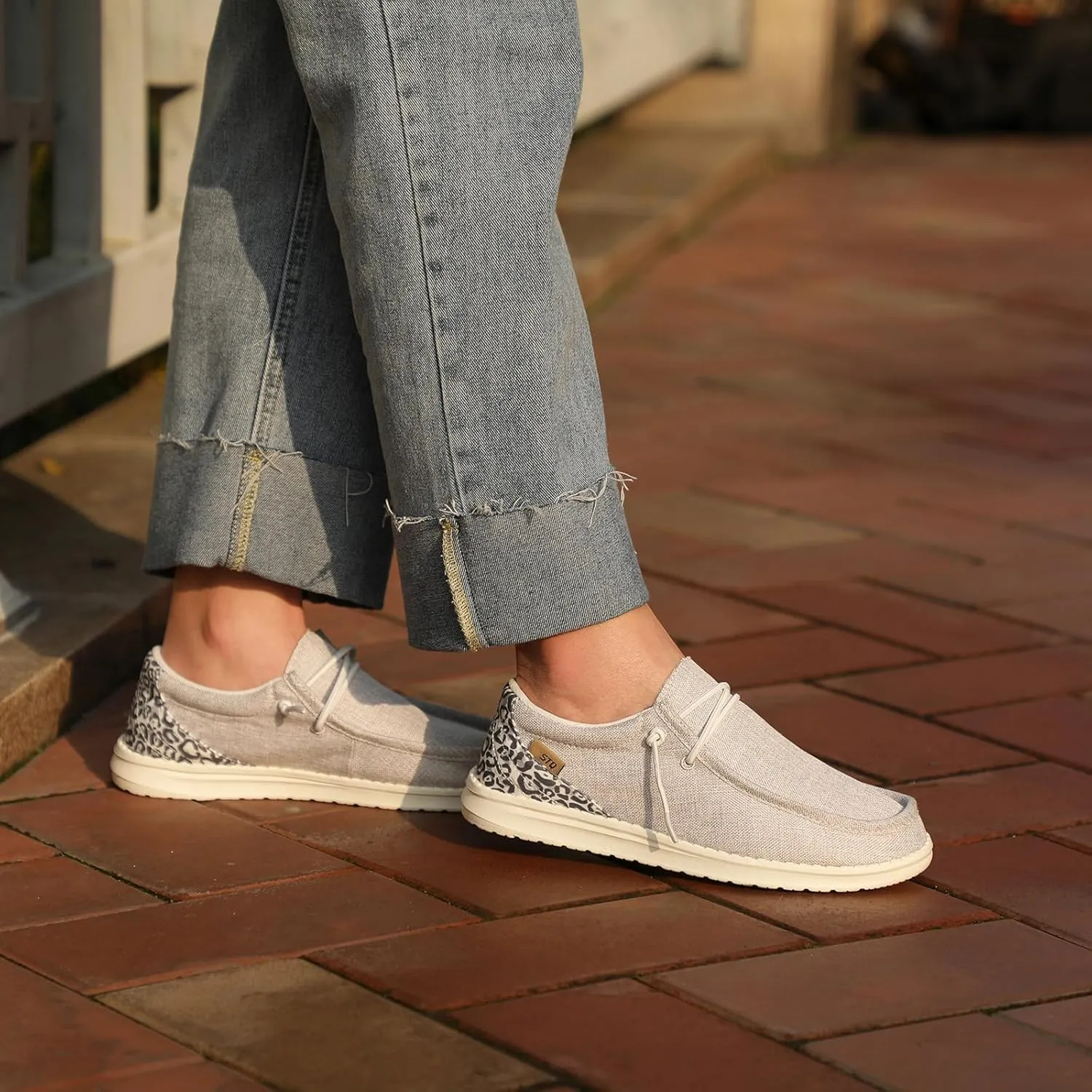 STQ Women's Orthopedic LoafersLightweight Casual Boat Shoes for Plantar Fasciitis