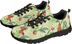 SYtrade Sneakers for Women Tennis Shoes Breathable Lightweight Walking Shoes Black Sole