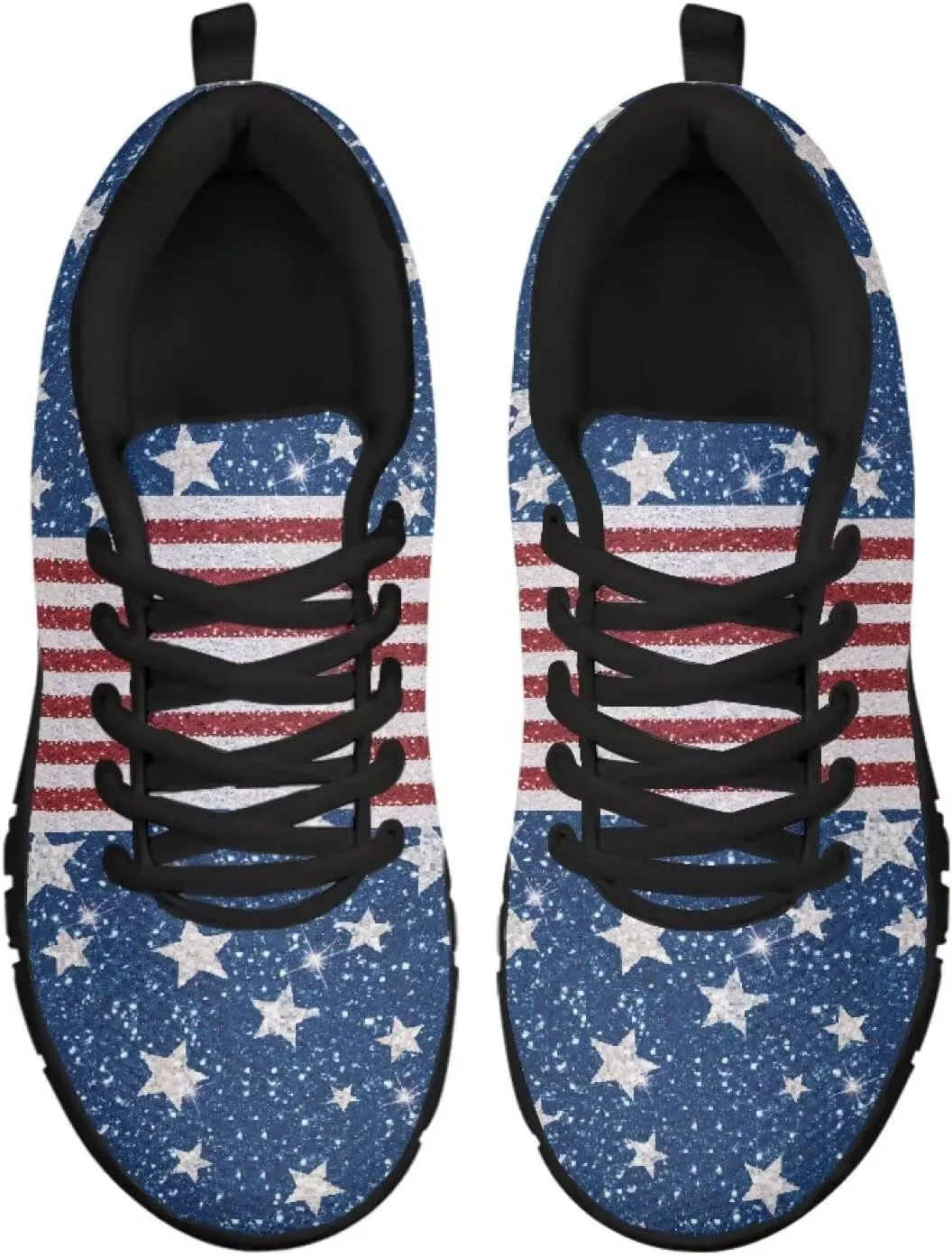SYtrade Sneakers for Women Tennis Shoes Breathable Lightweight Walking Shoes Black Sole