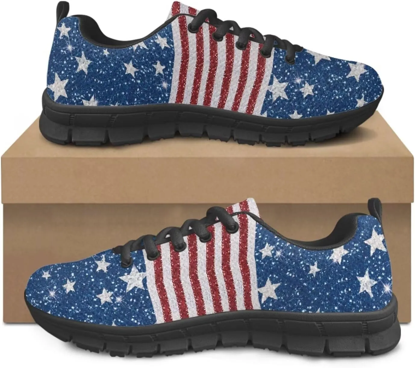 SYtrade Sneakers for Women Tennis Shoes Breathable Lightweight Walking Shoes Black Sole
