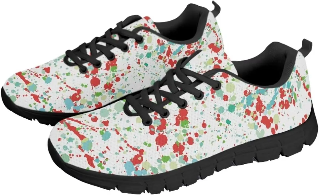 SYtrade Womens Slip On Running Shoes Lace-up Athletic Tennis Sneaker