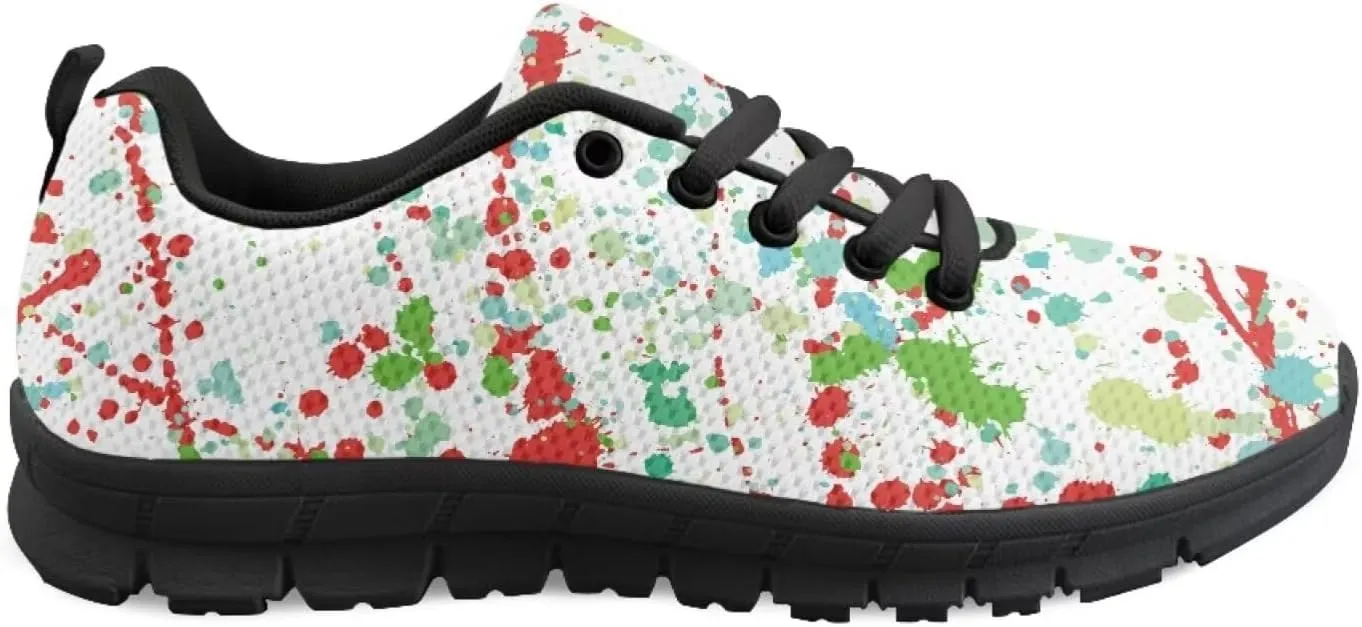 SYtrade Womens Slip On Running Shoes Lace-up Athletic Tennis Sneaker