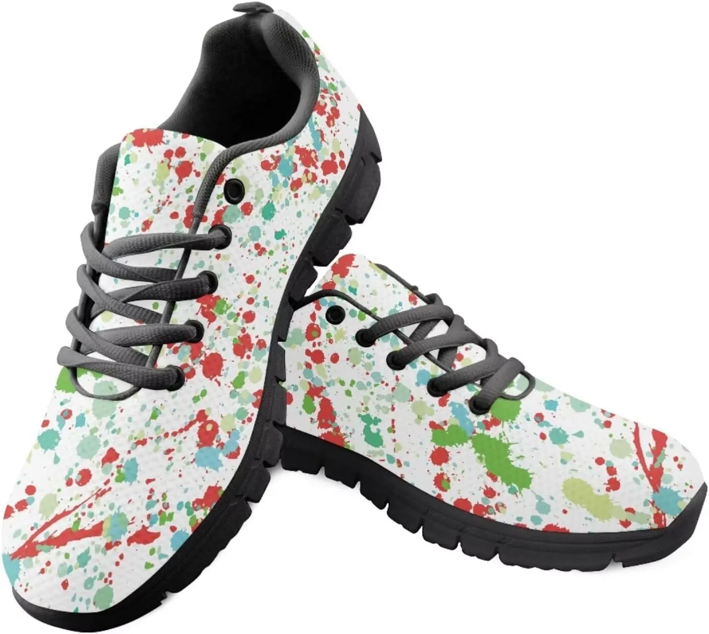 SYtrade Womens Slip On Running Shoes Lace-up Athletic Tennis Sneaker