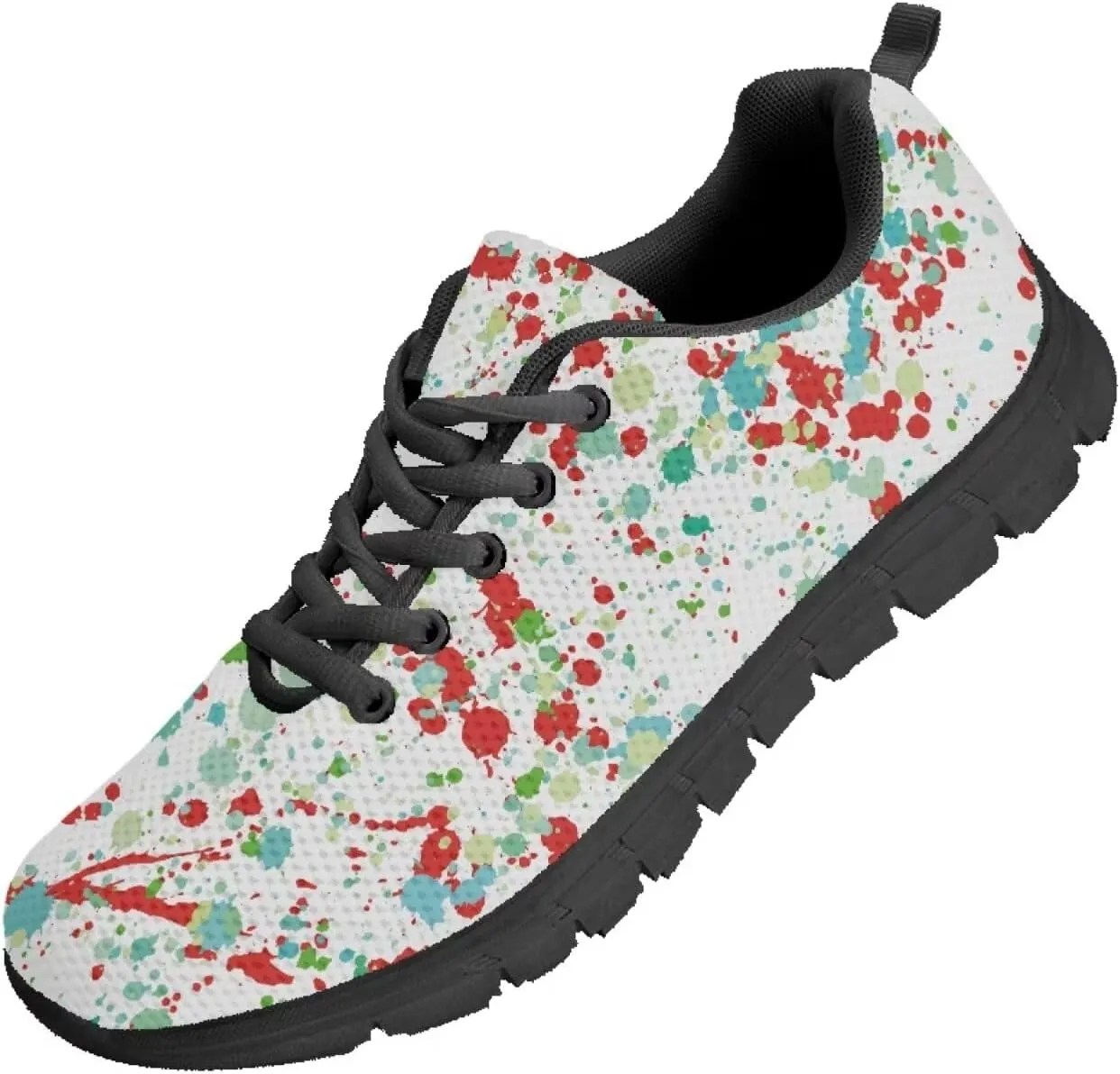 SYtrade Womens Slip On Running Shoes Lace-up Athletic Tennis Sneaker