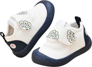Toddler Boys Canvas Slip On Shoes Boys Girls Infant Sneakers Non-Slip Rubber Sole Crib First Walker Rubber Sole Shoes