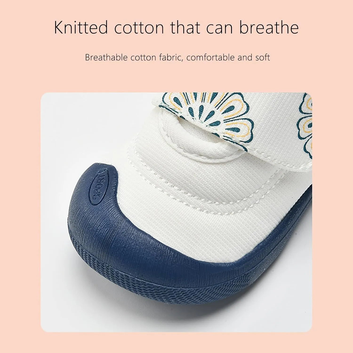 Toddler Boys Canvas Slip On Shoes Boys Girls Infant Sneakers Non-Slip Rubber Sole Crib First Walker Rubber Sole Shoes