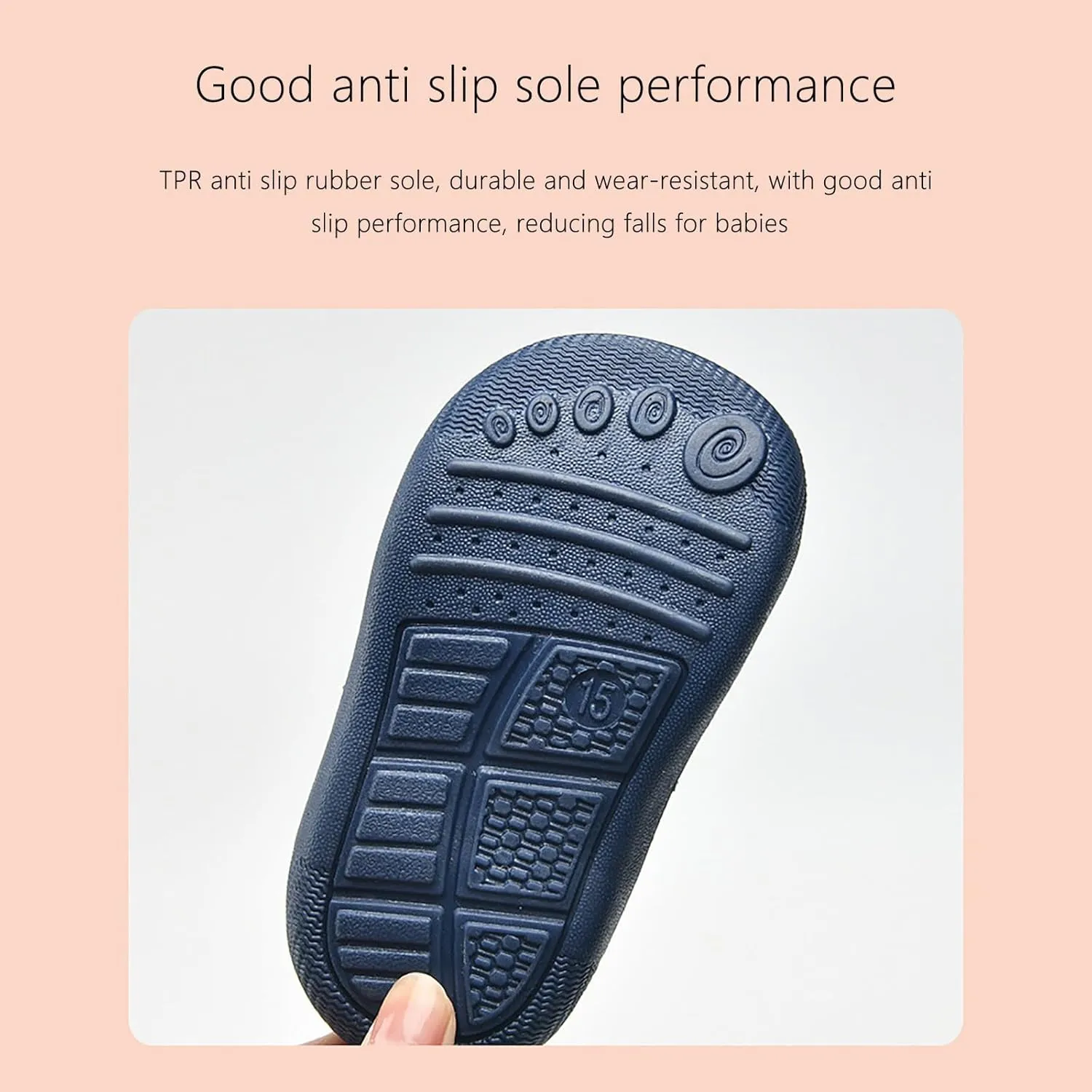 Toddler Boys Canvas Slip On Shoes Boys Girls Infant Sneakers Non-Slip Rubber Sole Crib First Walker Rubber Sole Shoes