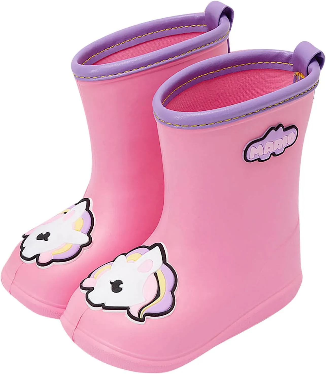 Toddler Rain Boots Big Dinosaur Children's Rain Shoes Cartoon Pattern Baby Rain Boots Wearable Water Rubber Shoes, 5
