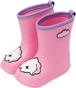 Toddler Rain Boots Big Dinosaur Children's Rain Shoes Cartoon Pattern Baby Rain Boots Wearable Water Rubber Shoes, 5