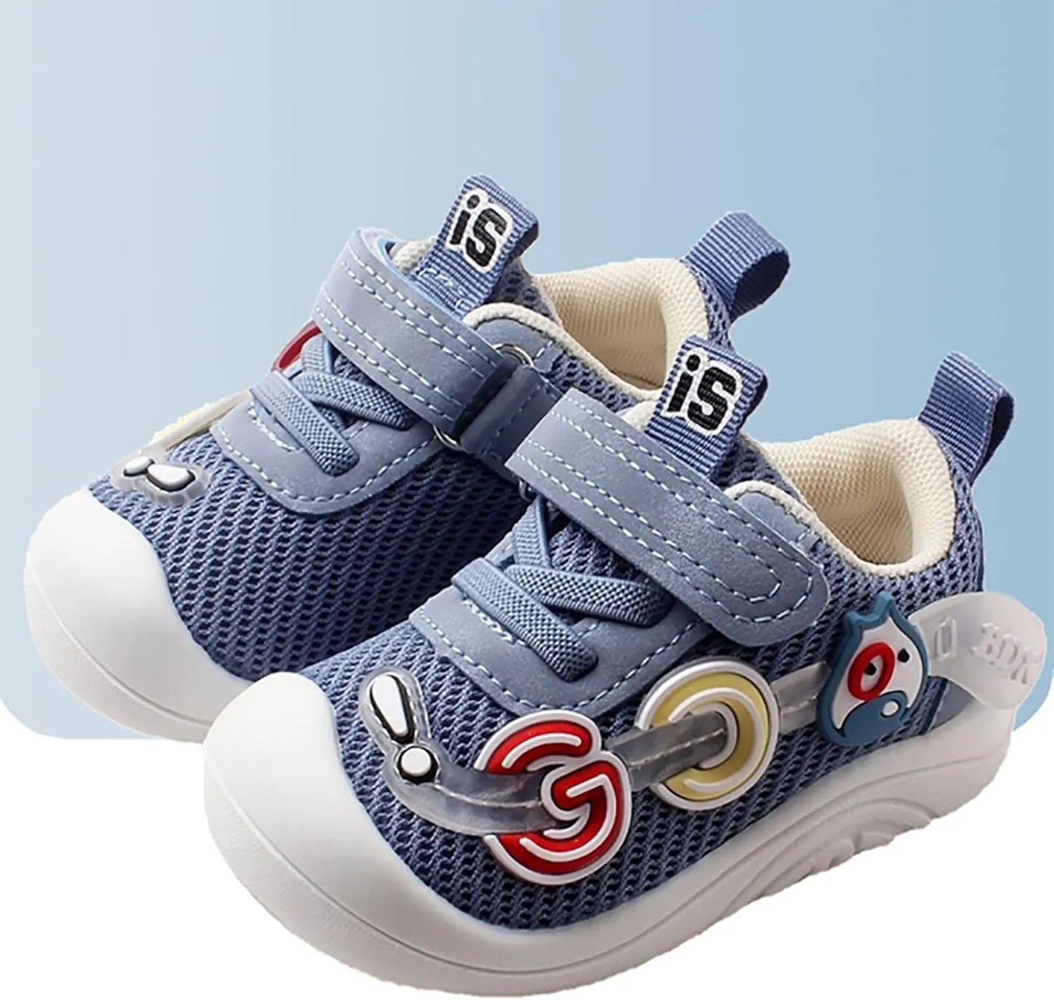 Unisex Baby Shoes Boys Girls Infant Sneakers Non-Slip Soft Rubber Sole Toddler Lightweight First Walking Shoes