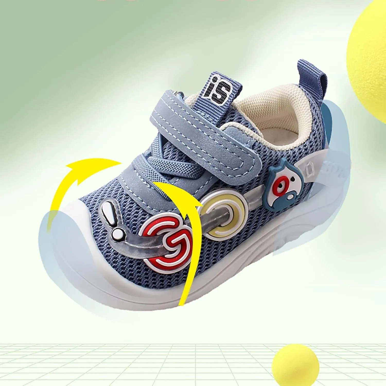 Unisex Baby Shoes Boys Girls Infant Sneakers Non-Slip Soft Rubber Sole Toddler Lightweight First Walking Shoes