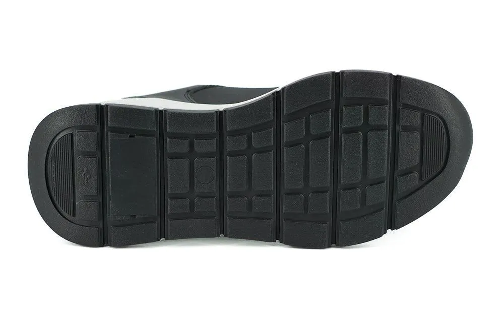 Versace Sort/Hvid Læder Sneakers