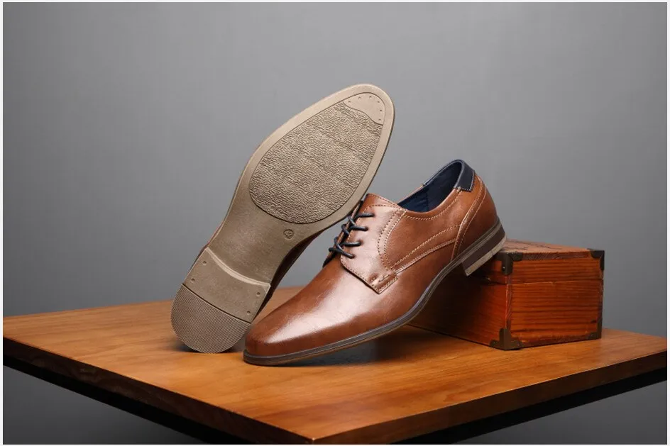 West Louis Brand Classic Business-Men Elegant Shoes