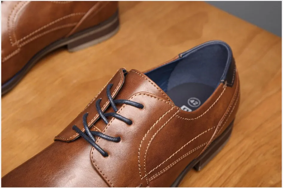 West Louis Brand Classic Business-Men Elegant Shoes