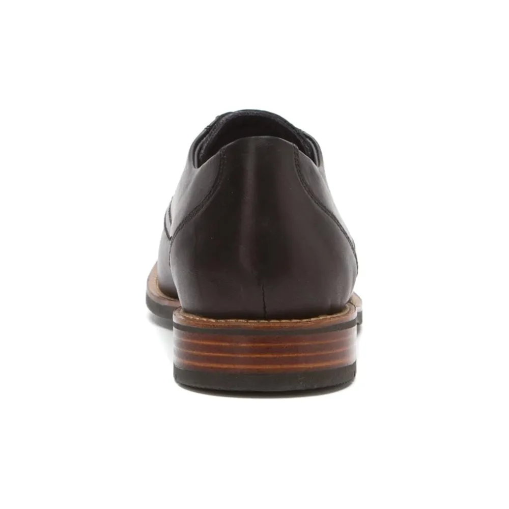 Wolky Georgetown Black Brushed Leather Oxford (Men's)