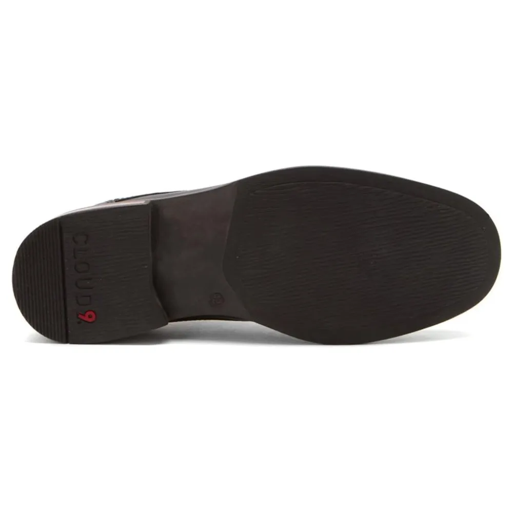 Wolky Georgetown Black Brushed Leather Oxford (Men's)